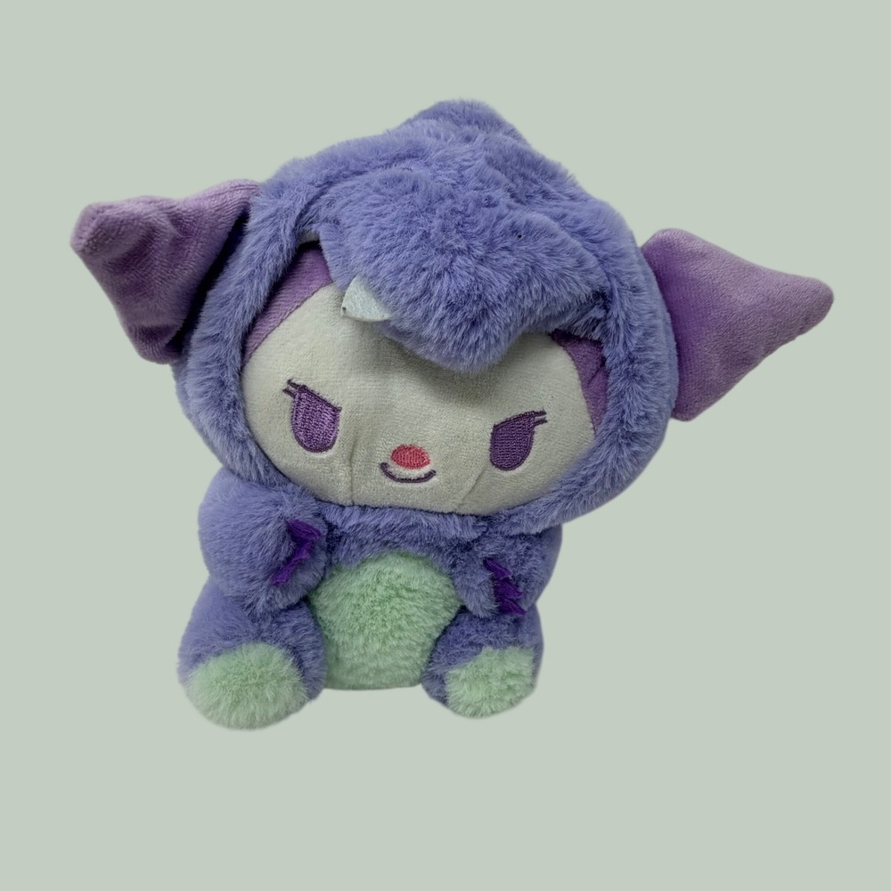 Sanrio Kuromi Plush Purple Dragon Monster Costume Soft Toy Kawaii Collectible